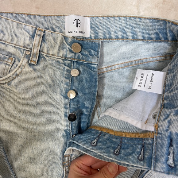 ANINE BING HIGH WAST SLIM ANKLE JEANS, NWT SIZE 26❗️FIRM PRICE❗️ - Picture 5 of 6